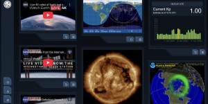 Screenshot from Space Dashboard