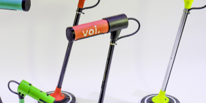 E-metabolism lamps made from discarded electronic scooters