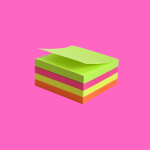 Image of a block of post-its