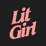 Screenshot of lit girl logo