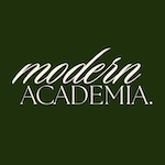 Screenshot of modern academia logo substack
